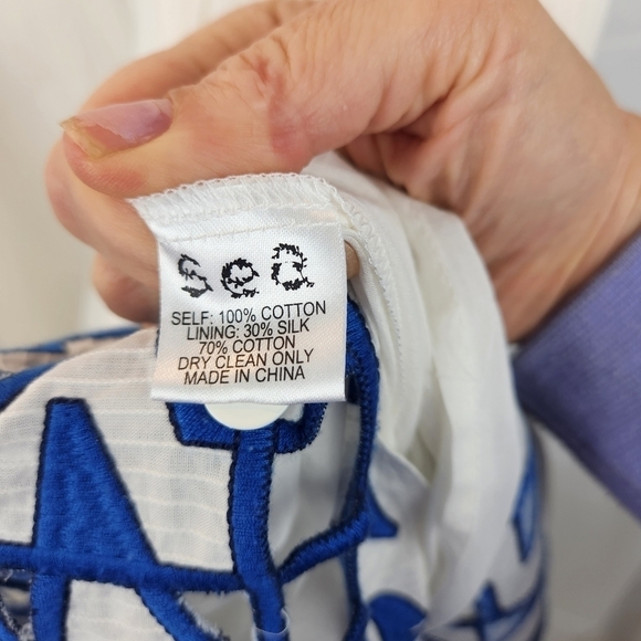 SEA NY embroidered dress size 4 in EUC - Picture 9 of 13